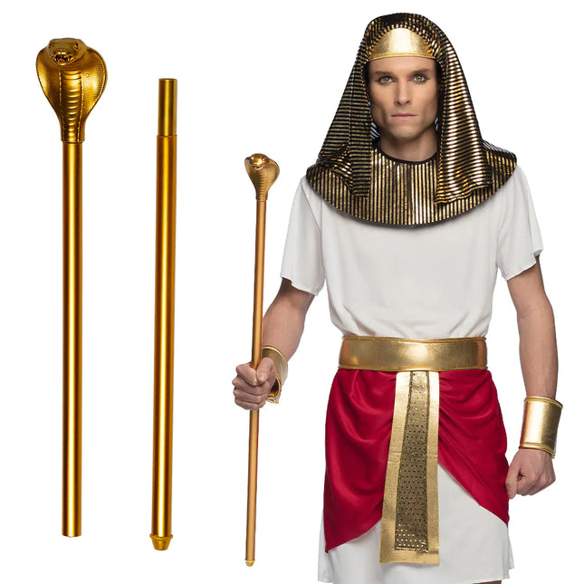 Gouden Scepter Slang 90cm