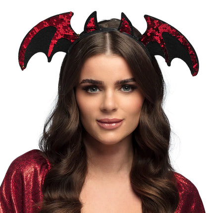 Halloween Haarband Devil Bat