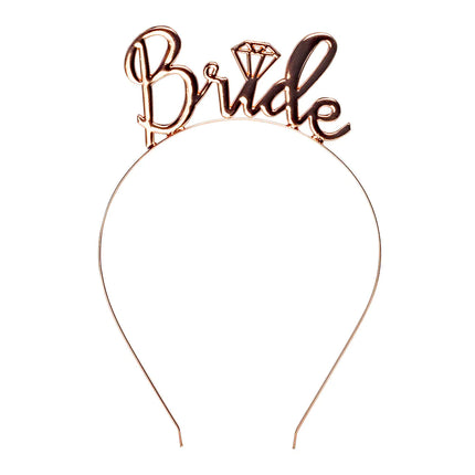 Rose Gouden Haarband Bride