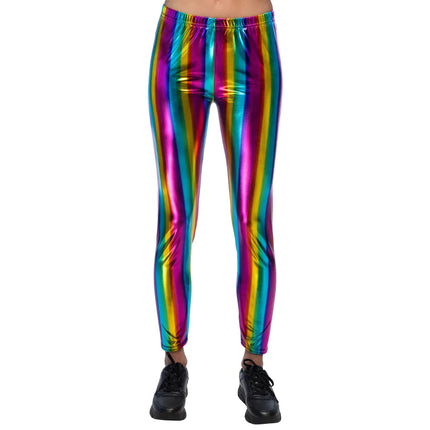 Legging Metallic Regenboog