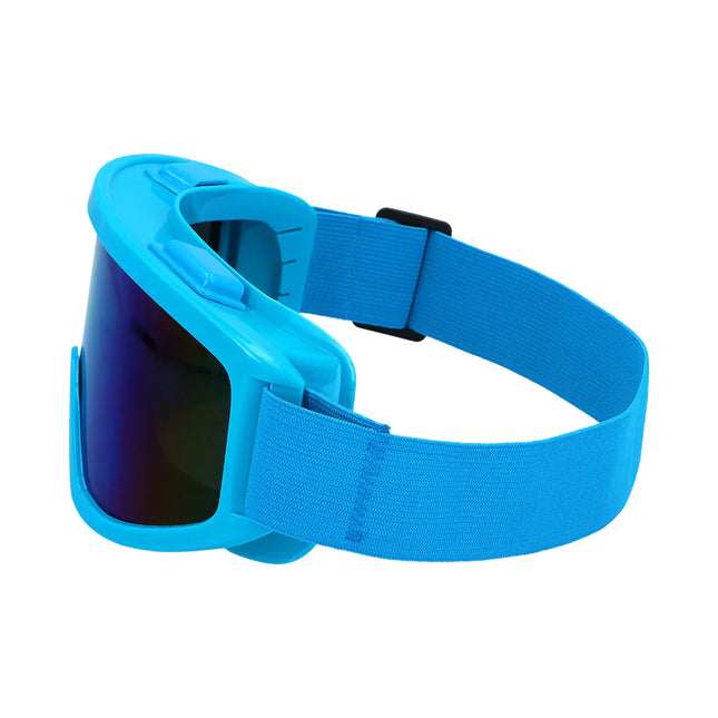 Skibril Party Neon Blauw