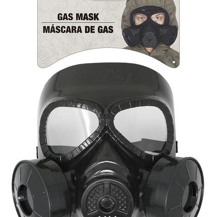 Halloween Gasmasker Zwart