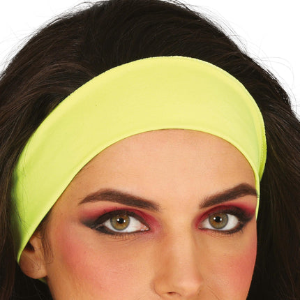 Neon headband Yellow