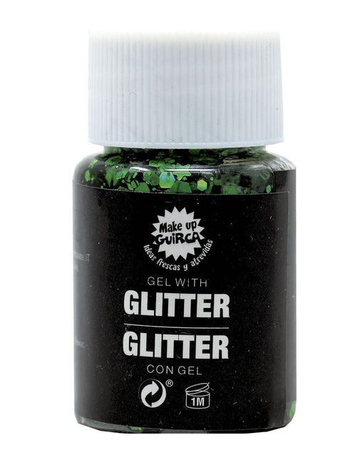 Donkergroene Glitter Gel 20g