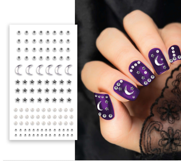 Halloween Stickers Zilver Nagels