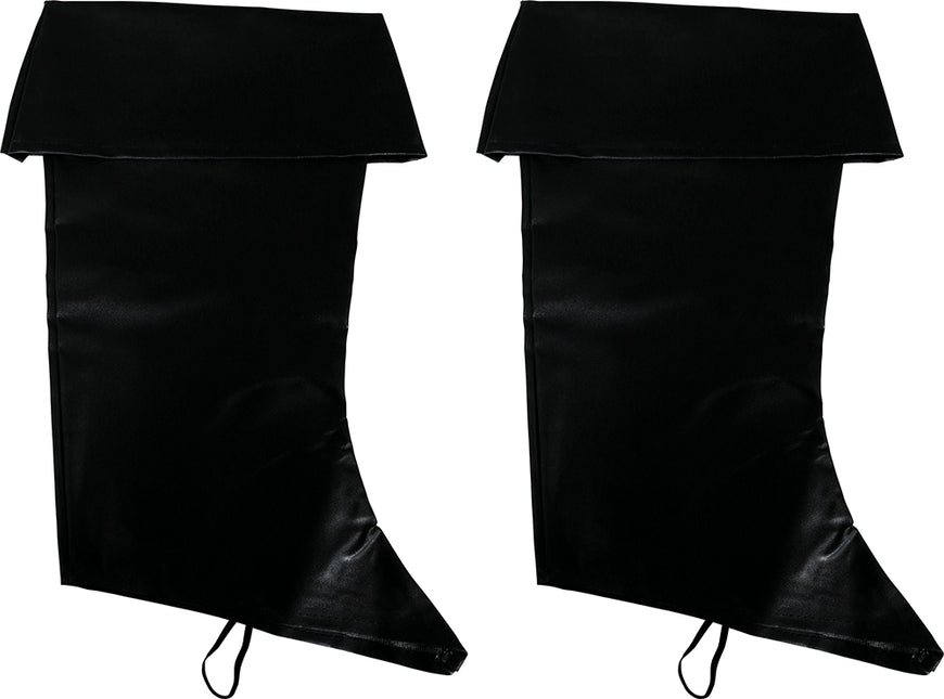 Black boot covers 50 cm, children