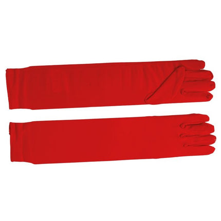 Halloween Handschoenen Rood 42cm