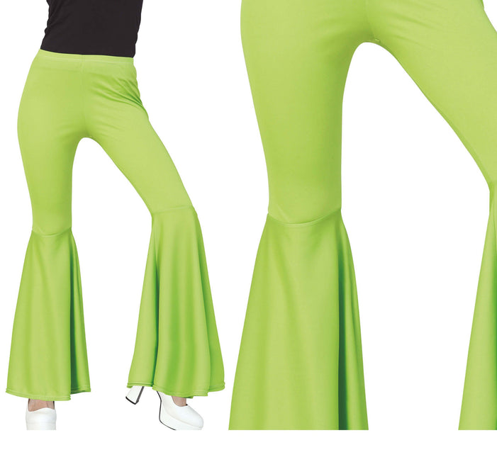 Disco 70S Broek Groen Dames