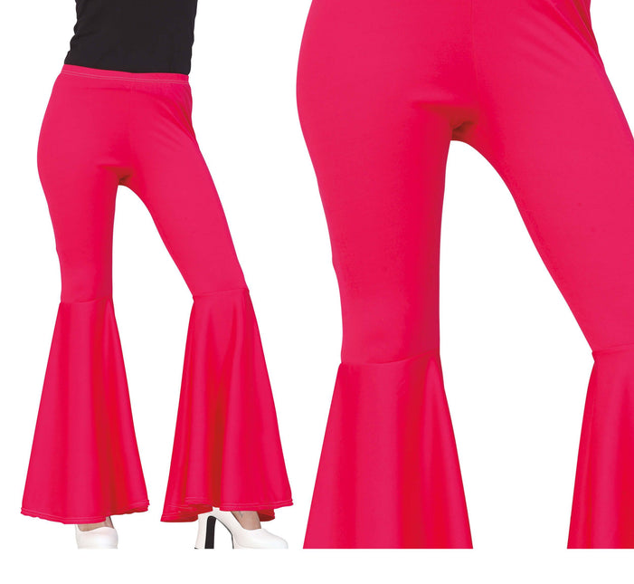 Disco 70S Broek Roze Dames