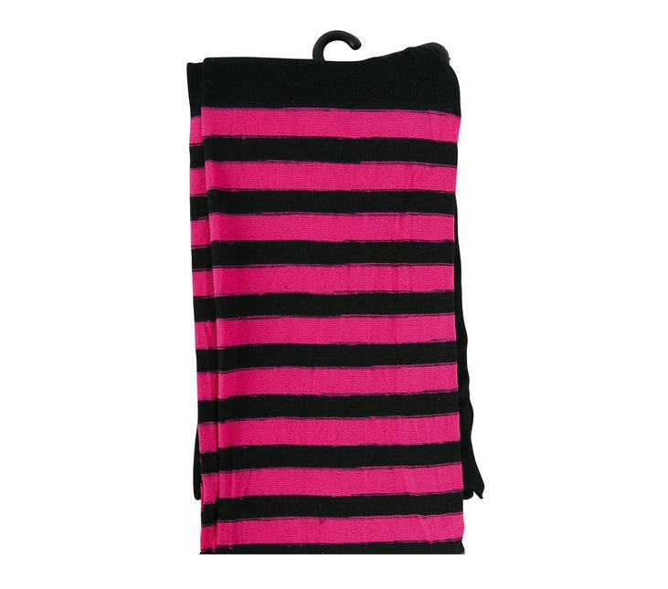 Halloween Maillot Kind Zwart Roze Gestreept