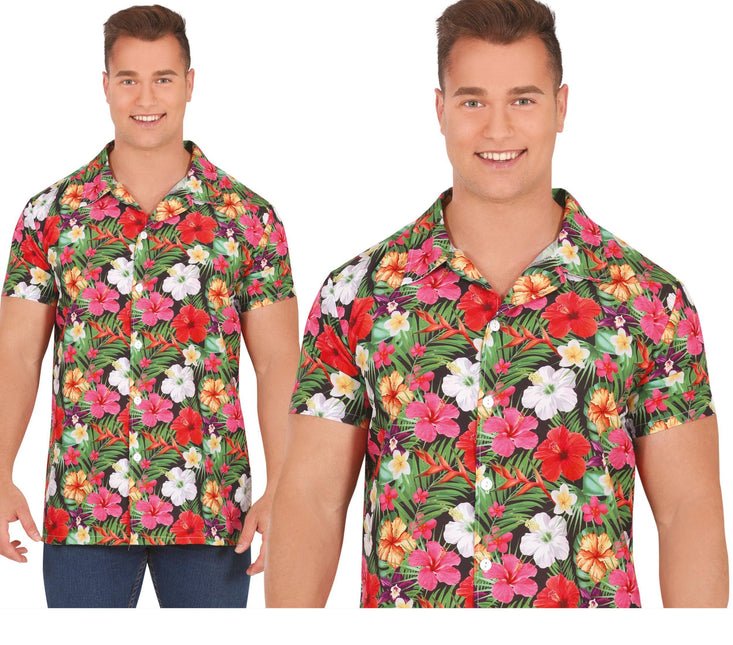 Hawaii Blouse Heren Bloemen