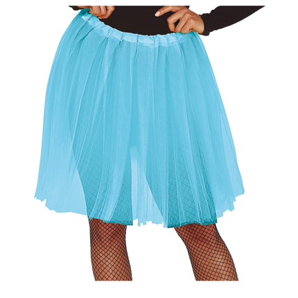 Lichtblauwe Tutu Dames 60cm