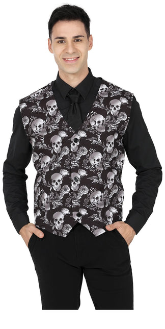 Halloween Gilet Heren Schedels