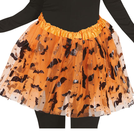 Halloween Tutu Oranje Meisje 40cm