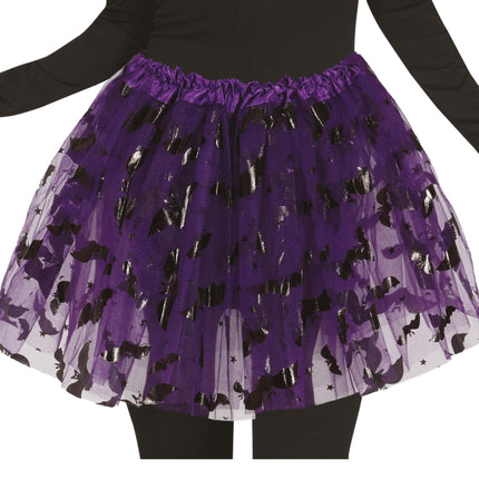 Halloween Tutu Paars 40cm