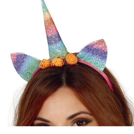 Unicorn Haarband Gekleurd