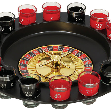 Roulette drinking game 29 cm, 16 glasses x 4.5 cm