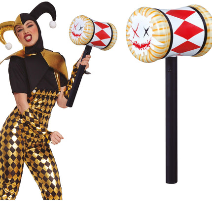 Halloween Clown Mace 79cm