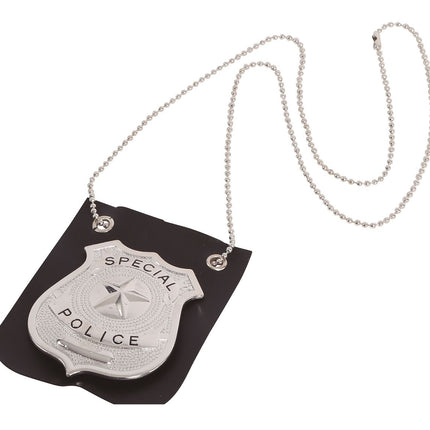 Ketting Politie Badge 8cm