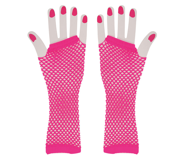 Handschoen Visnet Neon Fuschia