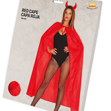 Halloween Cape Rood 1,3m