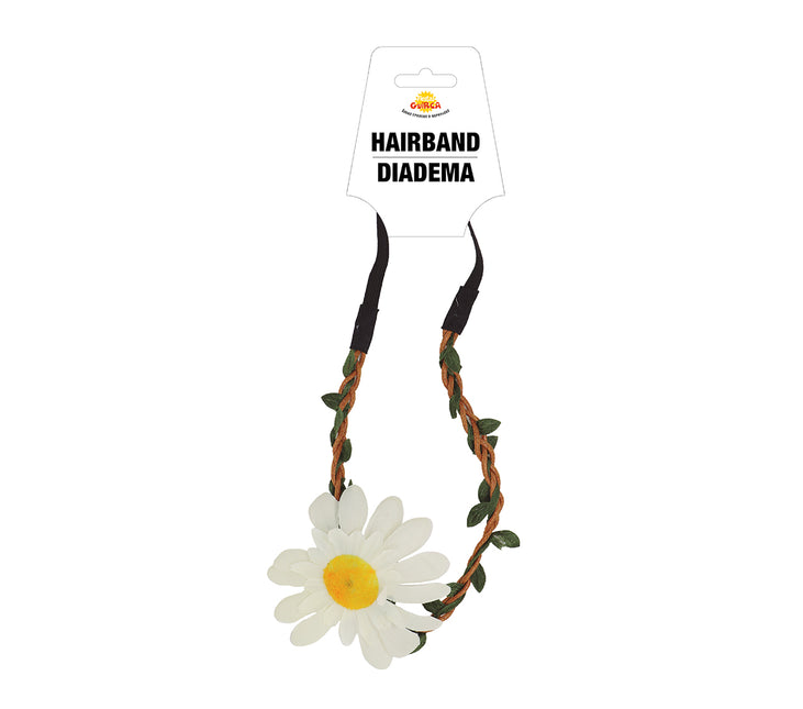 Gevlochten Haarband met Bloem