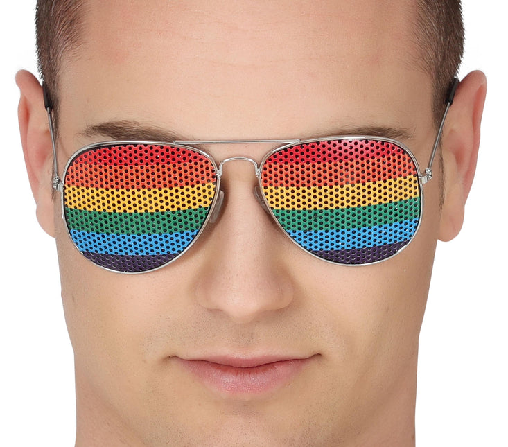 Bril Regenboog Aviator