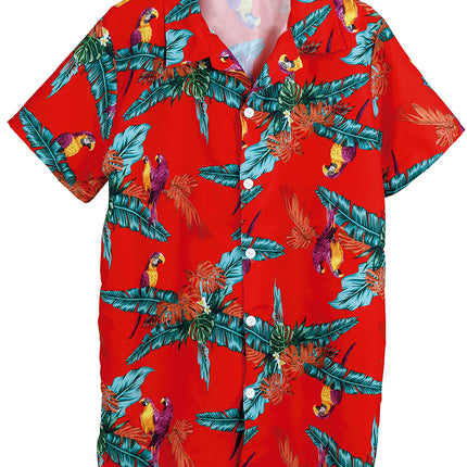 Hawaii Blouse Papegaaien