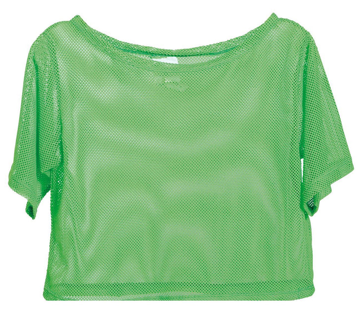 Visnet T/shirt Neon Groen Kort L