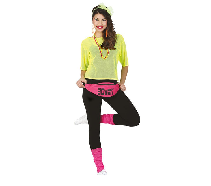 Visnet T/shirt Neon Geel Kort L