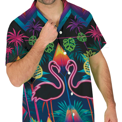 Neon flamingos shirt