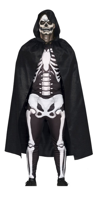 Halloween Cape Zwart 1,3m