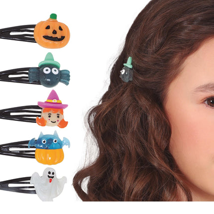 Halloween Haarclip 5st