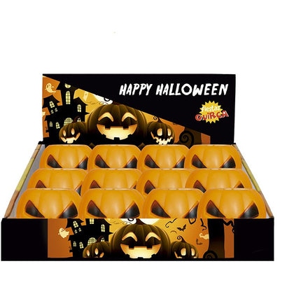 Halloween Uitdeelcadeautjes Spook Pompoenen 5cm 12st