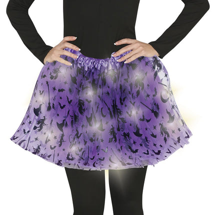 Halloween Tutu Dames Met Licht 40cm