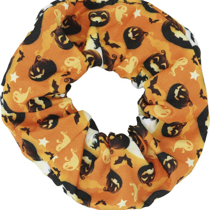 Halloween Scrunchie Pompoen