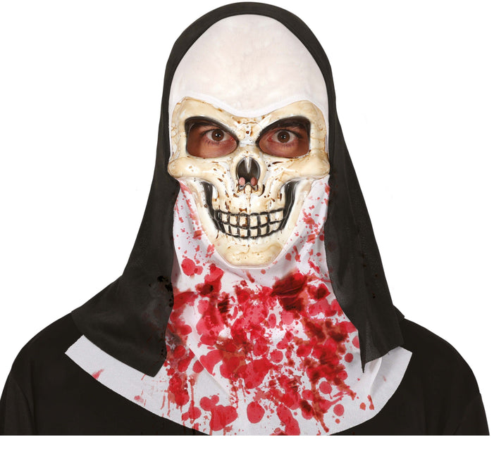 Halloween Masker Schedel Met Bloed