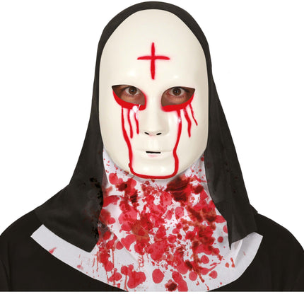 Halloween Masker Satanische Non