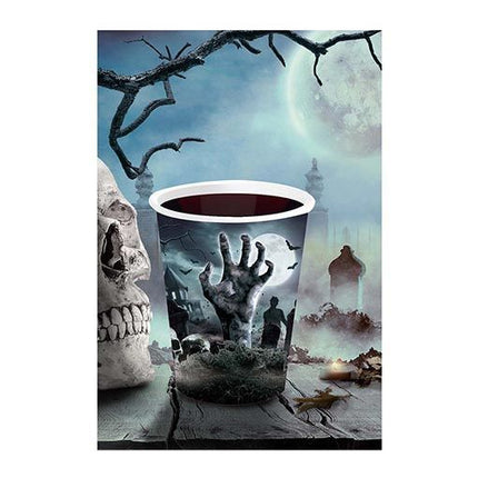 Halloween Bekers Kerkhof 240ml 6st