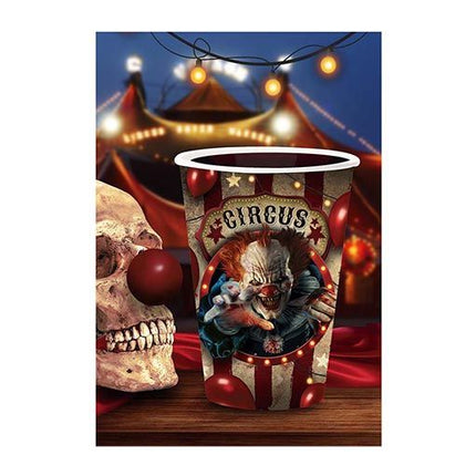 Halloween Bekers Clown 355ml 6st