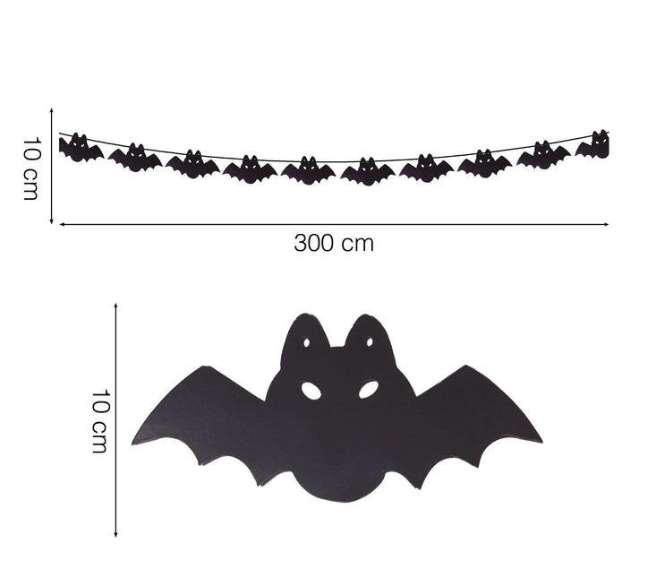 Halloween Slinger Vleermuis 3m