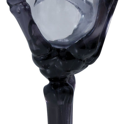 Halloween Glas Skelet Hand 25cm