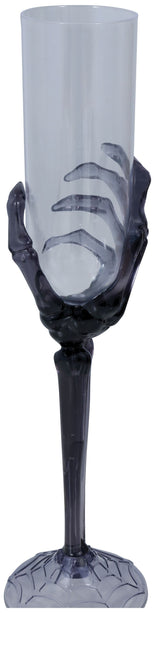 Halloween Glas Skelet Hand 25cm