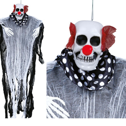 Halloween Hangdecoratie Clown 80cm