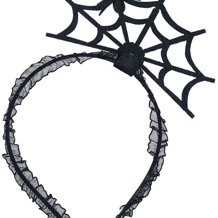 Halloween Haarband Spinnenweb