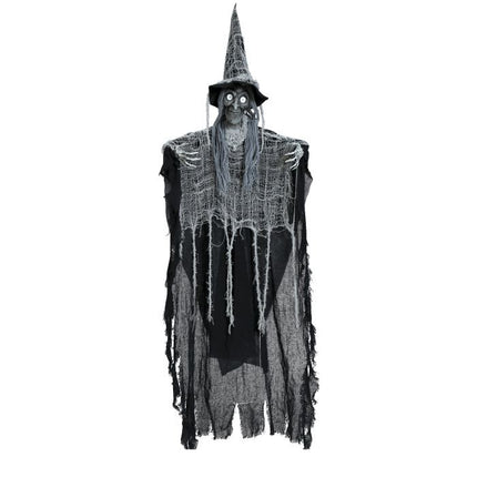 Halloween Hangdecoratie Zwart Heks 1,3m