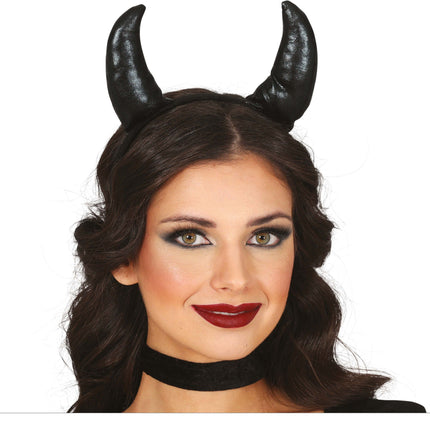 Halloween Haarband Zwart Demon