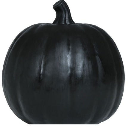 Halloween Tafeldecoratie Zwart Pompoen Met Licht 16cm