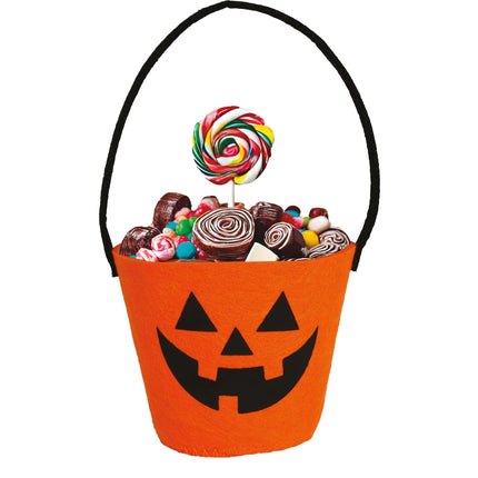 Halloween Emmer Pompoen 13cm