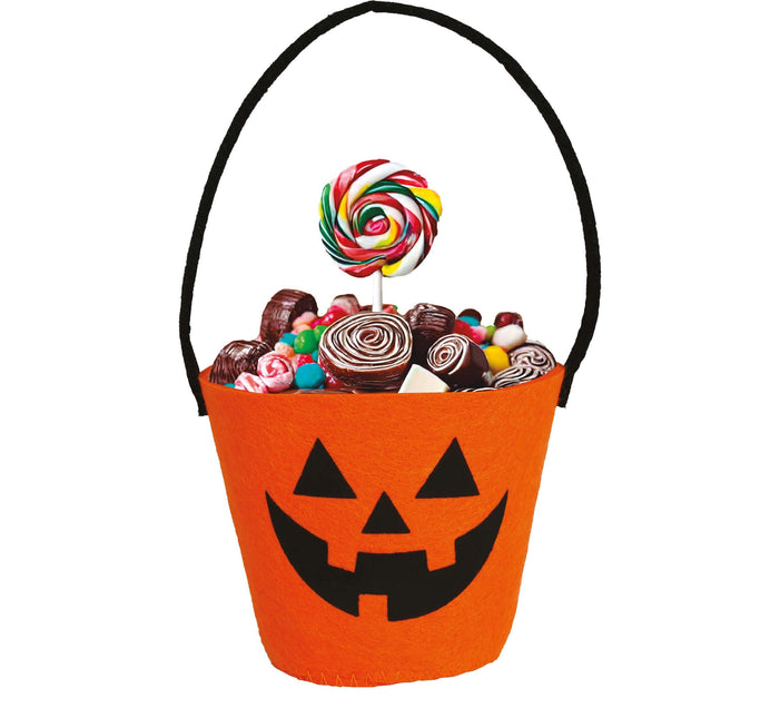 Halloween Emmer Pompoen 13cm